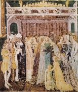 TOMMASO DA MODENA The Departure of St Ursula oil painting artist